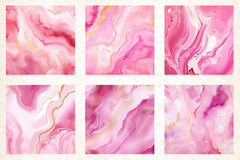 Pink Glitter Ink Digital Papers - CraftNest - Digital Crafting and Art