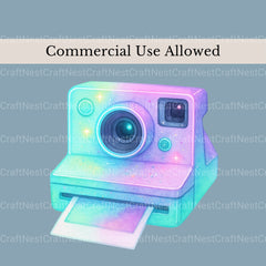 Neon Retro 1 Clipart Bundle - CraftNest - Digital Crafting and Art