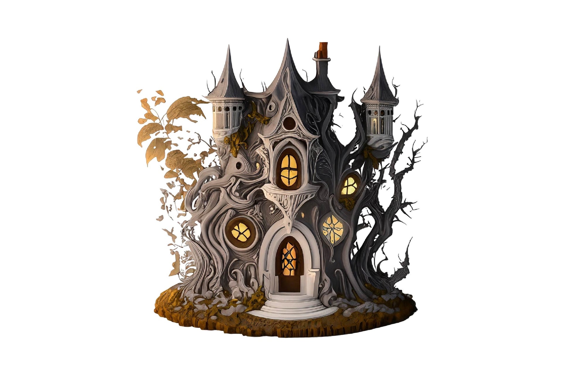 Gothic Fairy House Clipart Bundle - CraftNest - Digital Crafting and Art