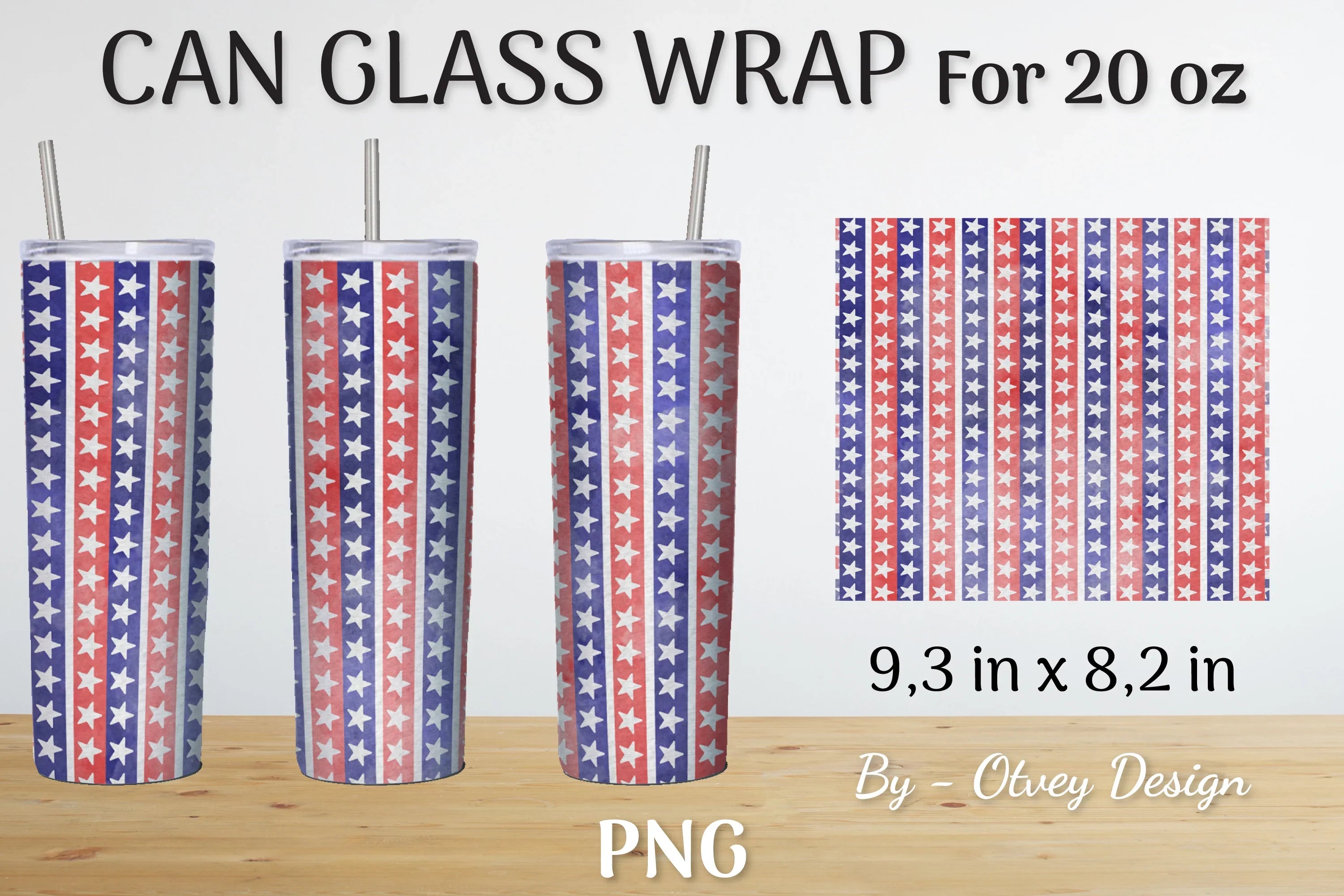 Patriotic 20 oz Tumbler Wraps SVG Bundle - CraftNest - Digital Crafting and Art