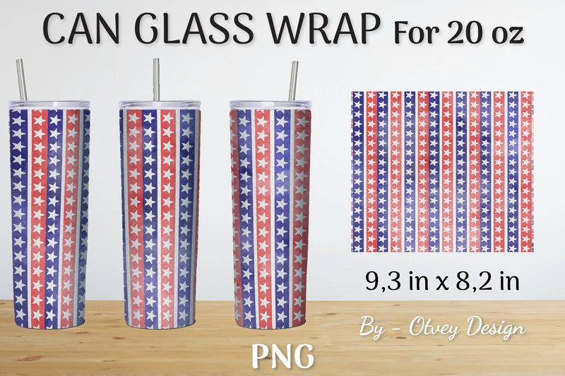 Patriotic 20 oz Tumbler Wraps SVG Bundle - CraftNest - Digital Crafting and Art