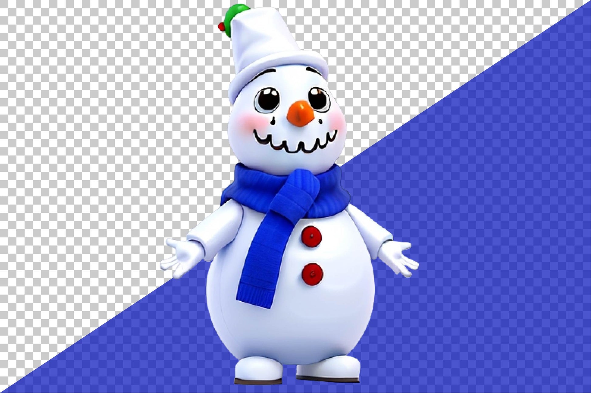 Snowman Christmas Clipart Bundle 1 - CraftNest - Digital Crafting and Art