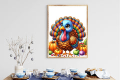Autumn Turkey Clipart Bundle - CraftNest - Digital Crafting and Art