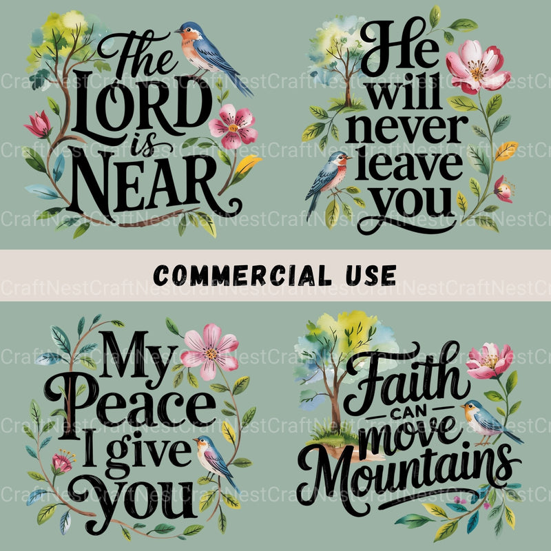 Bible Quotes Clipart Bundle - CraftNest - Digital Crafting and Art