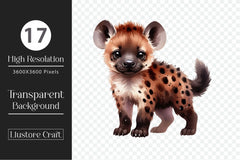 Cute Hyena Clipart Bundle - CraftNest - Digital Crafting and Art