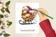 Christmas Funny Chicken Clipart Bundle 2 - CraftNest - Digital Crafting and Art
