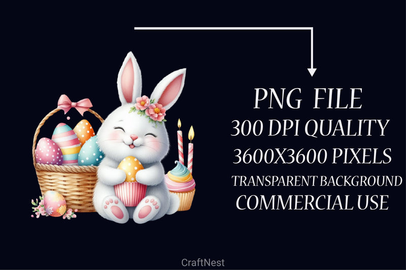 Easter Bunny Clipart Bundle 53 - CraftNest - Digital Crafting and Art