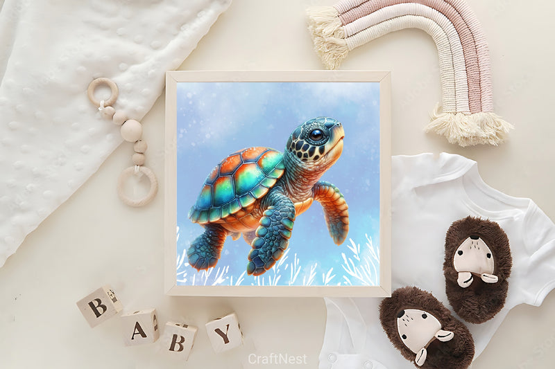Sea Turtle Clipart Bundle - CraftNest - Digital Crafting and Art