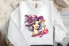 Mardi Gras Girl Clipart Bundle 6 - CraftNest - Digital Crafting and Art