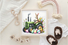 Easter Gnome Tractor Clipart Bundle - CraftNest - Digital Crafting and Art