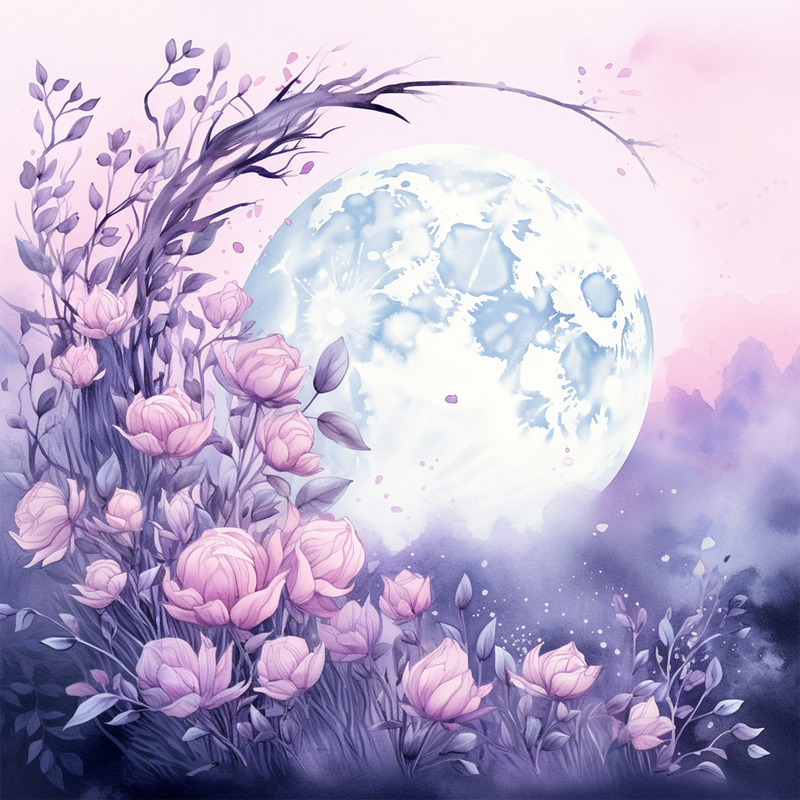 Moon Boho Seamless Digital Paper - CraftNest - Digital Crafting and Art