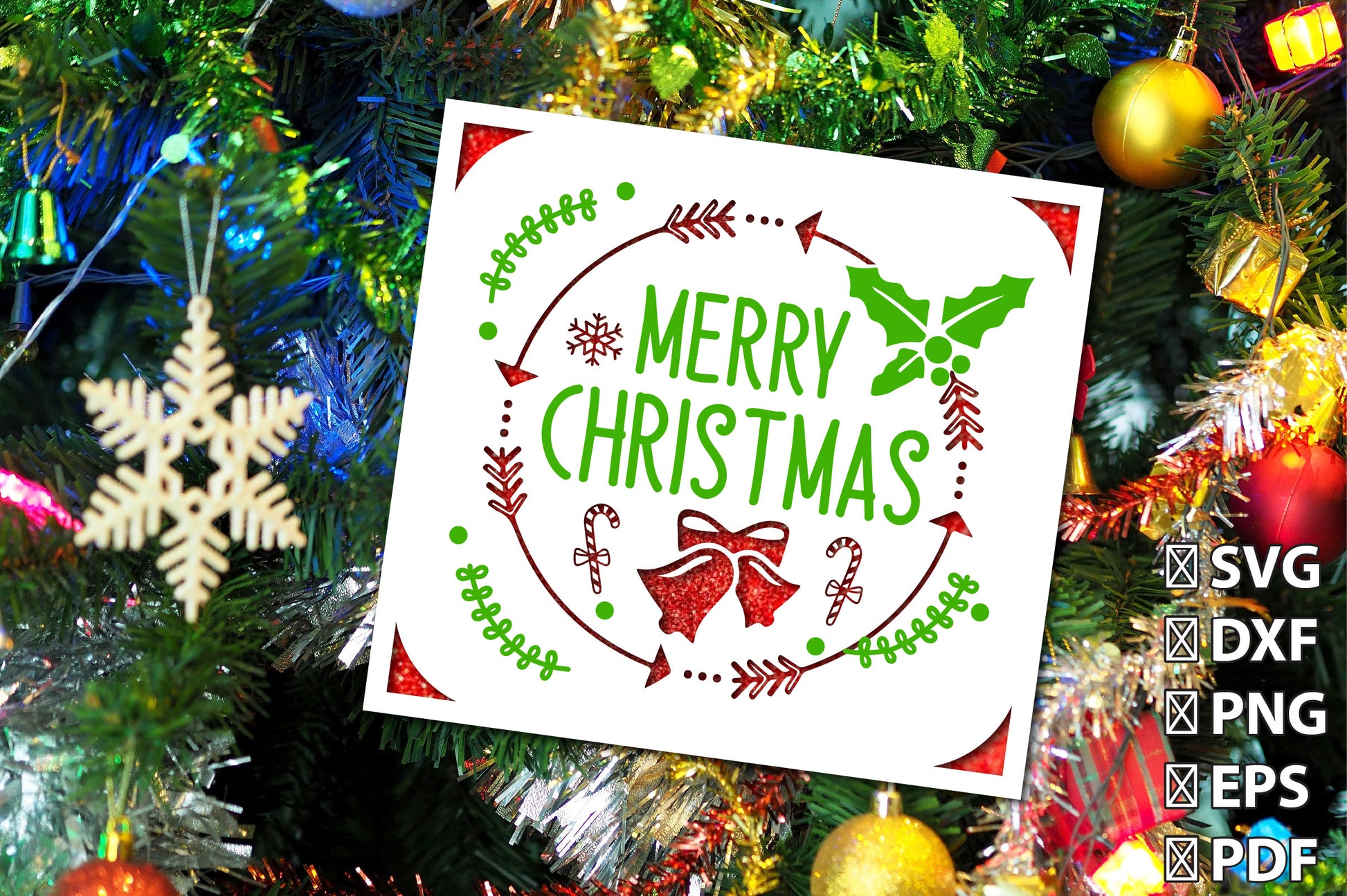 3D Christmas Insert Card Cutting Bundle - CraftNest - Digital Crafting and Art