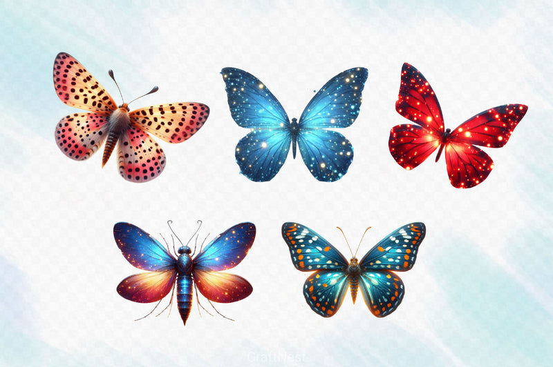 Butterfly Clipart Bundle 27 - CraftNest - Digital Crafting and Art