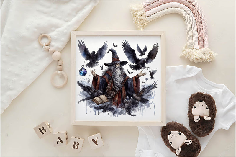 Mystical Wizard Clipart Bundle - CraftNest - Digital Crafting and Art