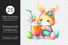 Cute Easter Drinks Clipart Bundle 2 - CraftNest - Digital Crafting and Art
