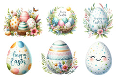 Easter Eggs Clipart Bundle - CraftNest - Digital Crafting and Art