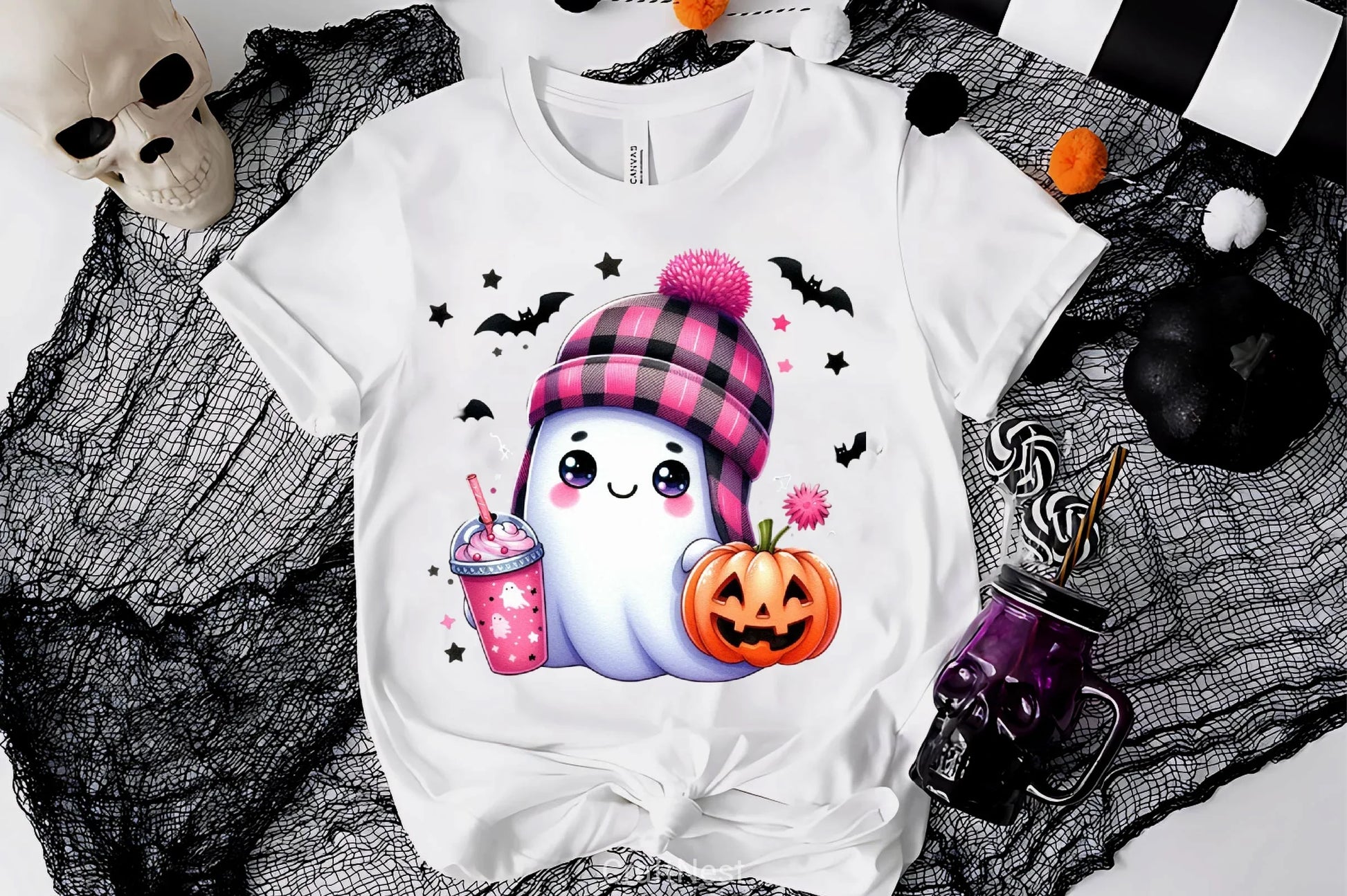 Cute Ghost Cute Halloween Clipart Bundle 7 - CraftNest - Digital Crafting and Art