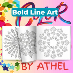 Snowflake Mandala Coloring Book Bundle - CraftNest - Digital Crafting and Art