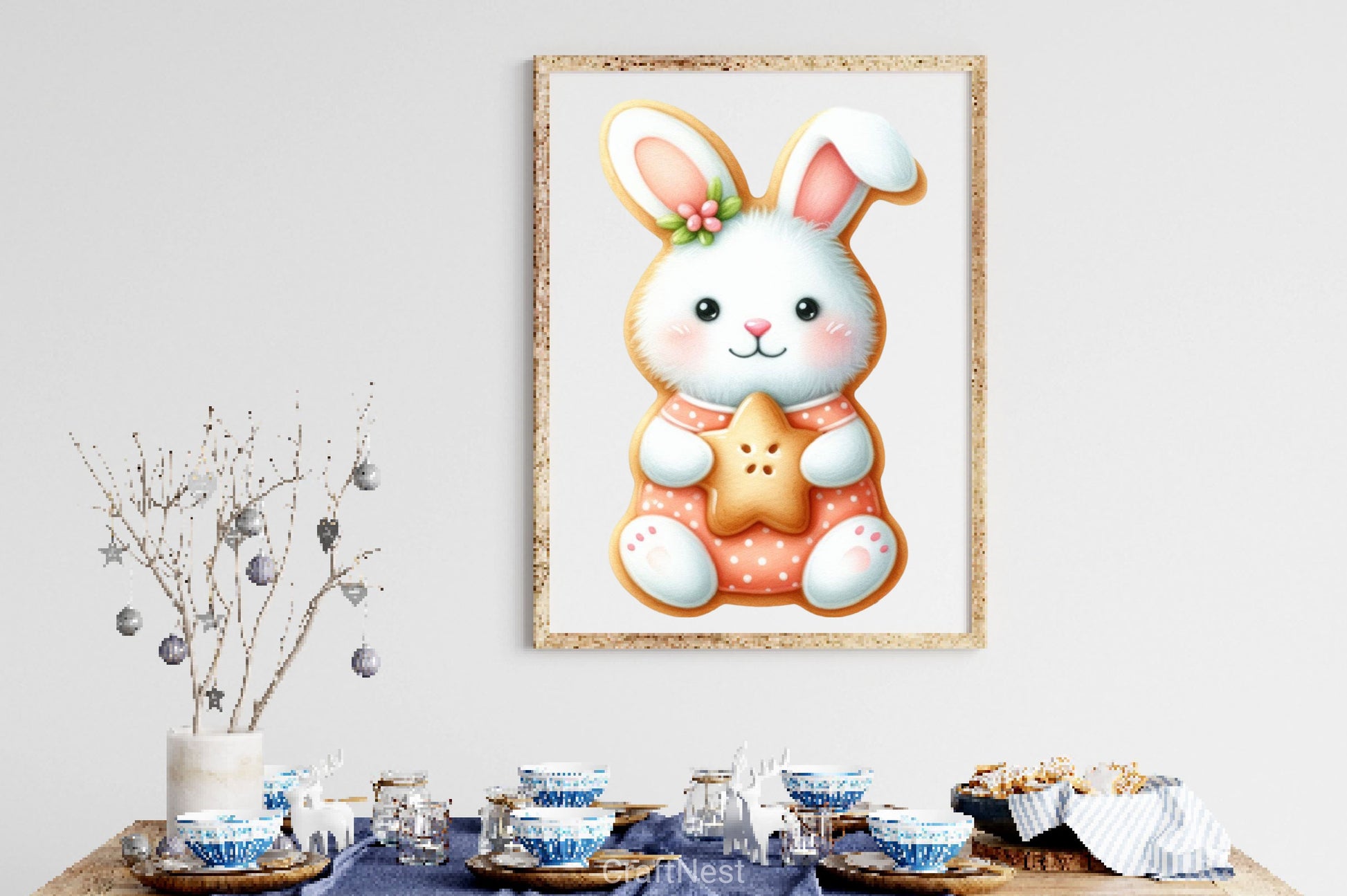 Easter Biscuit Bunny Clipart Bundle 2 - CraftNest - Digital Crafting and Art