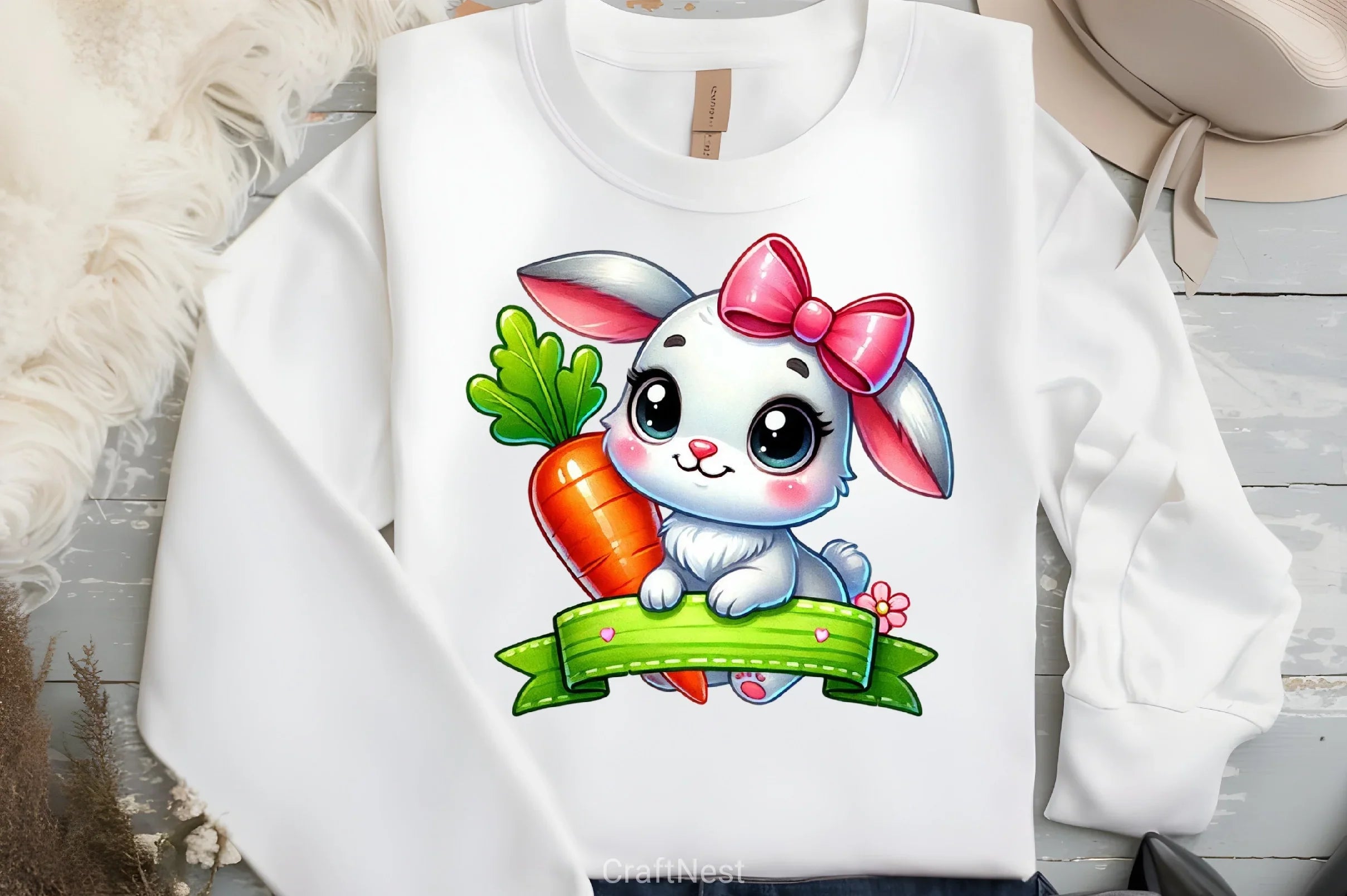 Easter Bunny Clipart Bundle 46 - CraftNest - Digital Crafting and Art