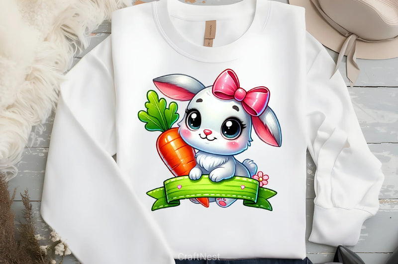 Easter Bunny Clipart Bundle 46 - CraftNest - Digital Crafting and Art