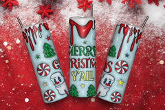 3D Inflated Christmas Tumbler Bundle 17 - CraftNest - Digital Crafting and Art