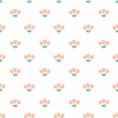 Spring Flower Seamless Digital Paper - CraftNest - Digital Crafting and Art