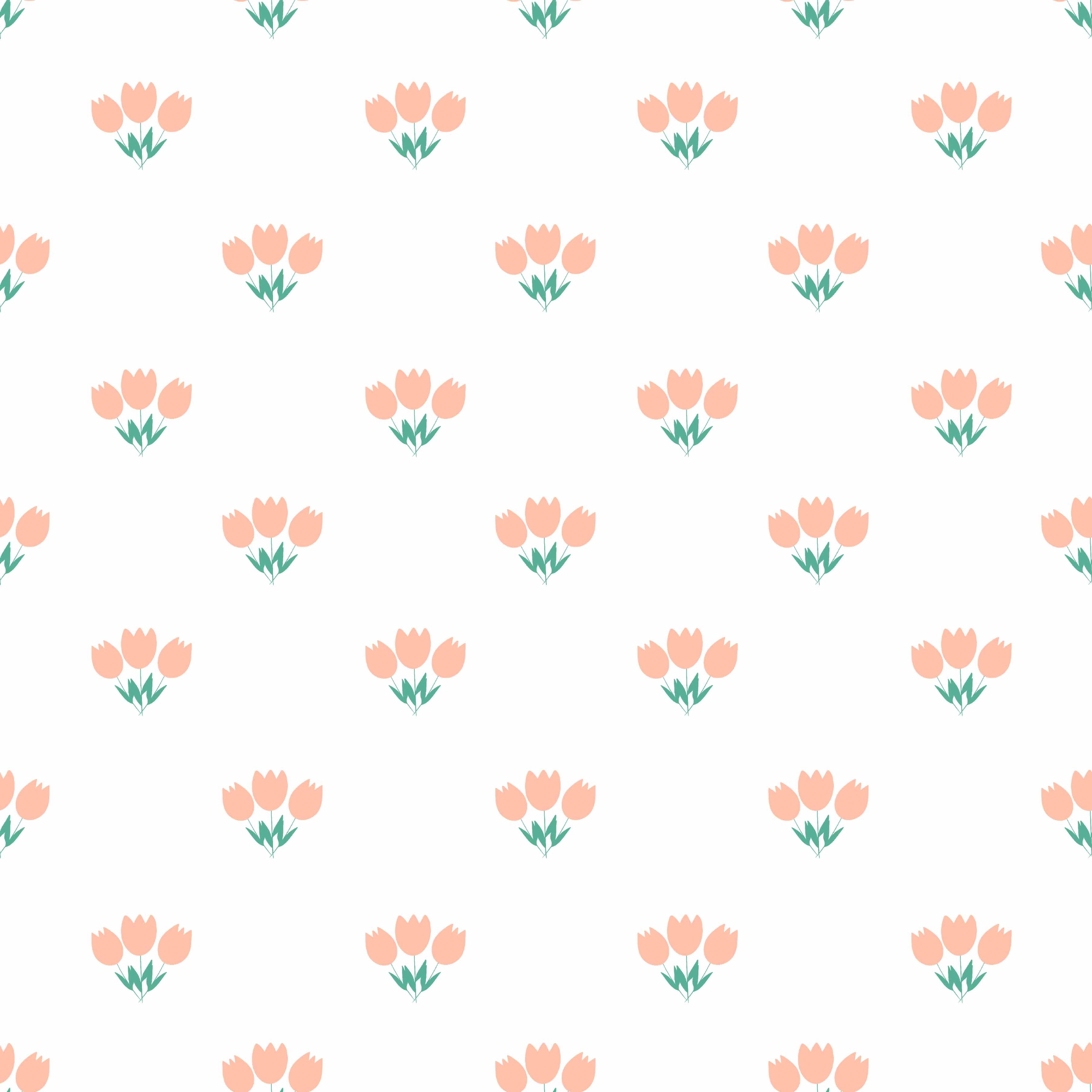 Spring Flower Seamless Digital Paper - CraftNest - Digital Crafting and Art