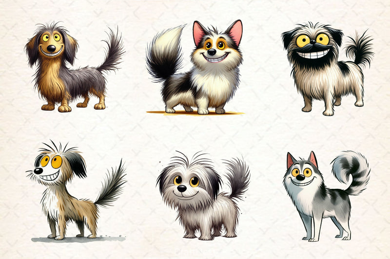 Funny Dog Cute Dog Clipart Bundle - CraftNest - Digital Crafting and Art