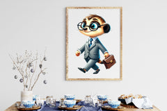 Cute Businessman Animals Clipart Bundle 2 - CraftNest - Digital Crafting and Art