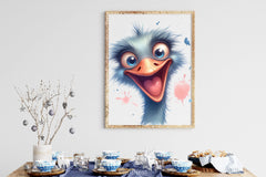 Funny Ostrich Bird Clipart Bundle - CraftNest - Digital Crafting and Art