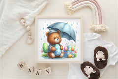 Easter Teddy Bear Clipart Bundle 1 - CraftNest - Digital Crafting and Art