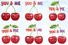 Valentine Cherry Clipart Bundle - CraftNest - Digital Crafting and Art