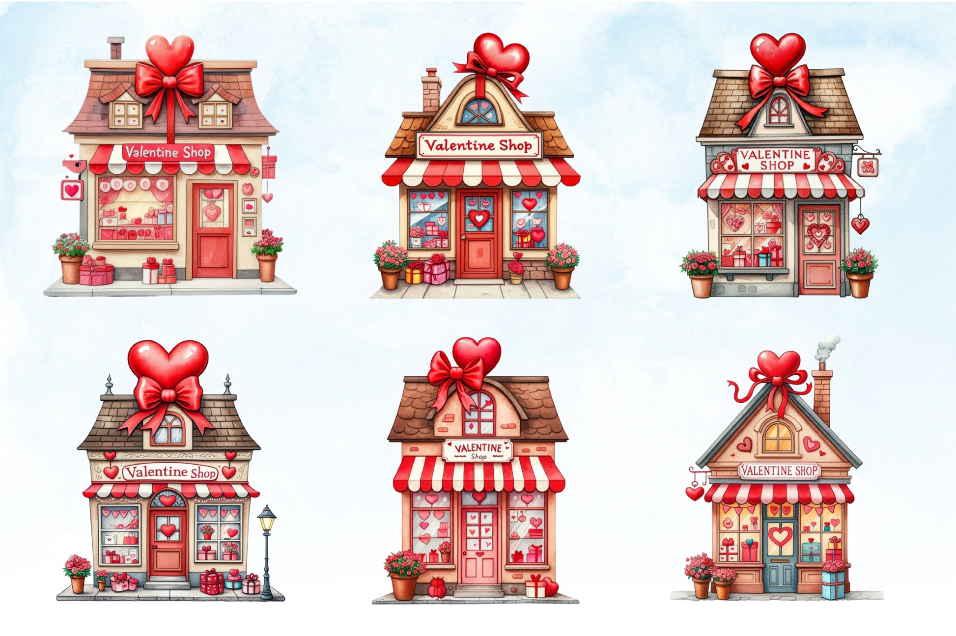 Valentine's Day Shop Clipart Bundle - CraftNest - Digital Crafting and Art