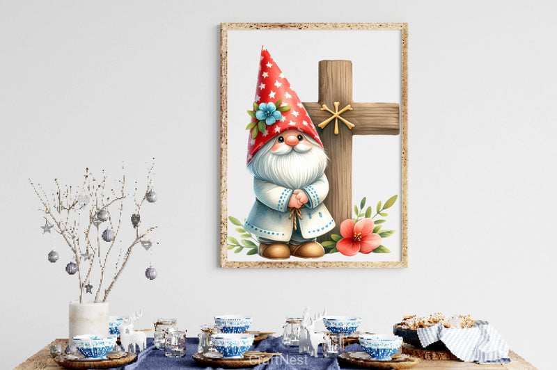 Easter Gnome Clipart Bundle 11 - CraftNest - Digital Crafting and Art