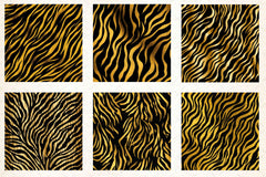 Tiger Glitter Ink Textures - CraftNest - Digital Crafting and Art