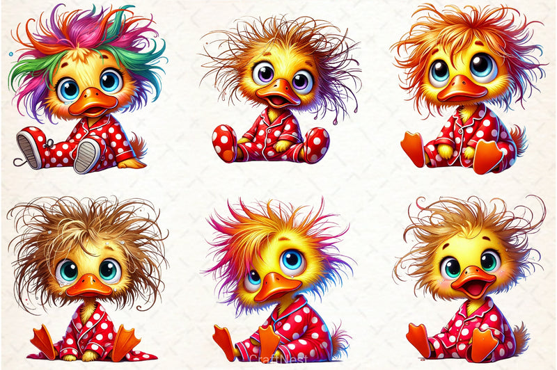 Funny Duck Clipart Bundle - CraftNest - Digital Crafting and Art