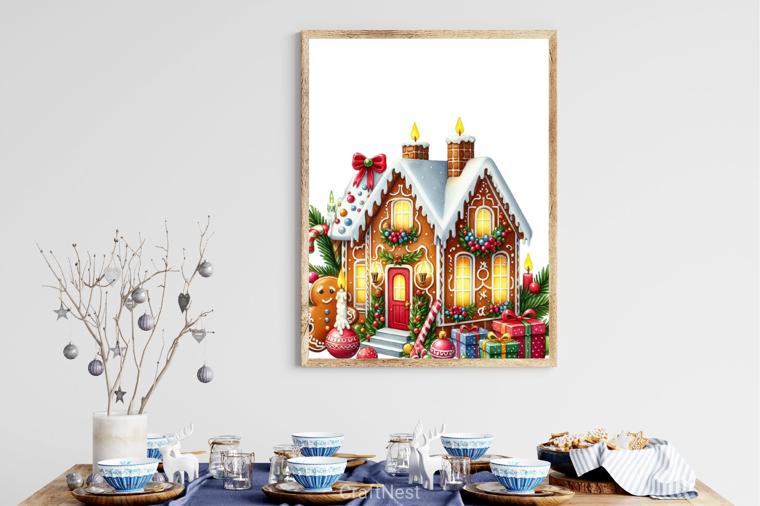 Christmas House Clipart Bundle 5 - CraftNest - Digital Crafting and Art