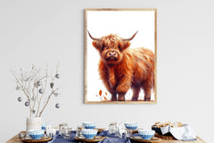 Autumn Highland Cows Clipart Bundle - CraftNest - Digital Crafting and Art