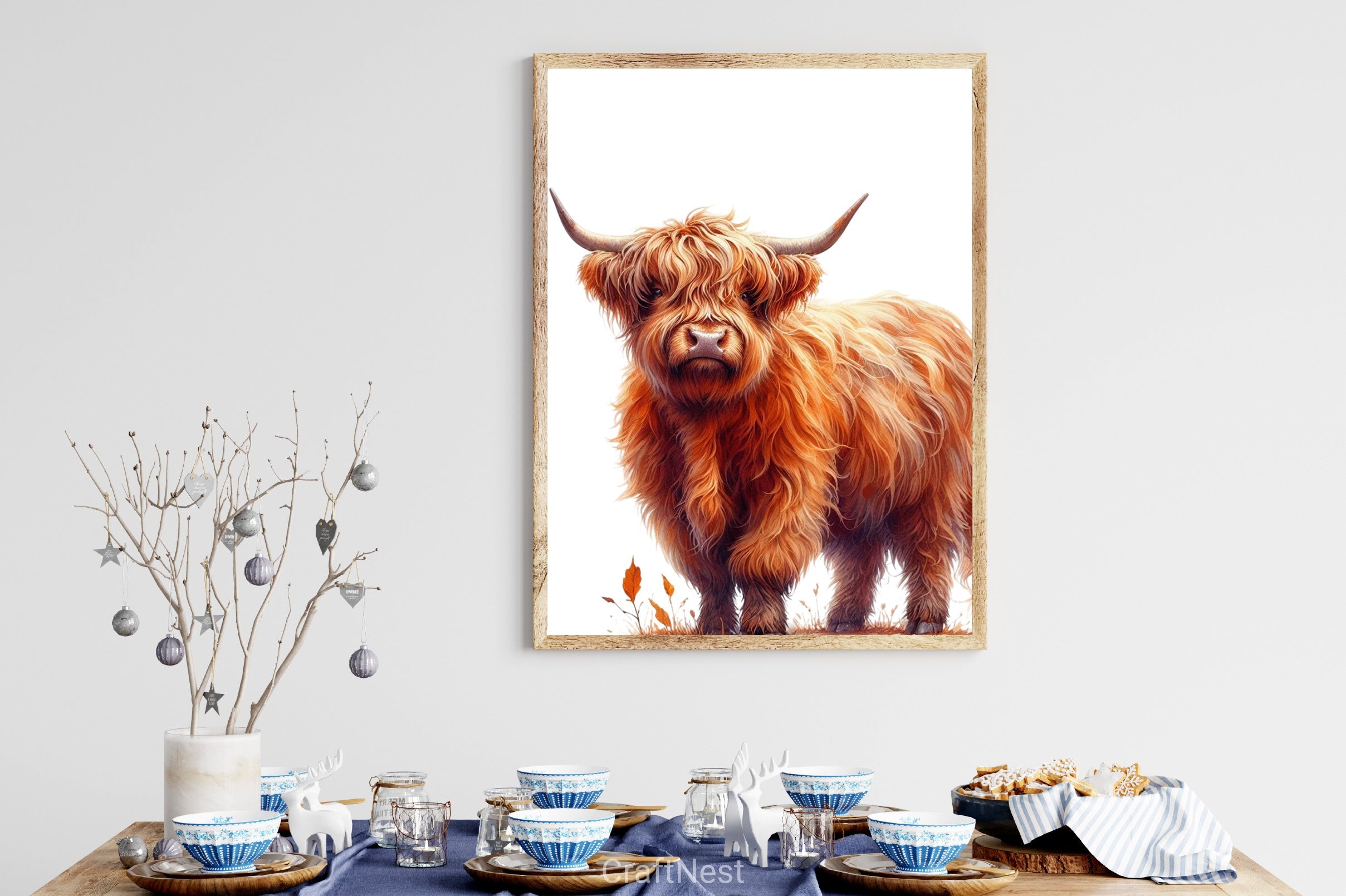 Autumn Highland Cows Clipart Bundle - CraftNest - Digital Crafting and Art