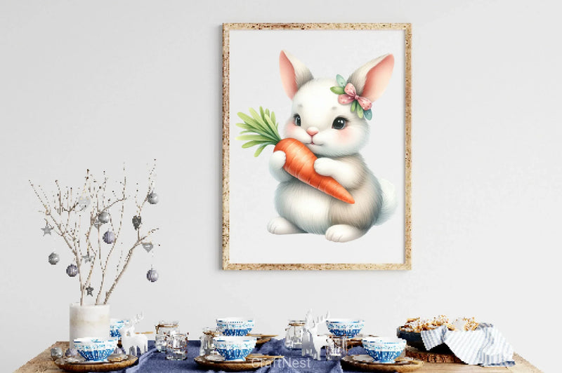 Easter Bunny Clipart Bundle 19 - CraftNest - Digital Crafting and Art