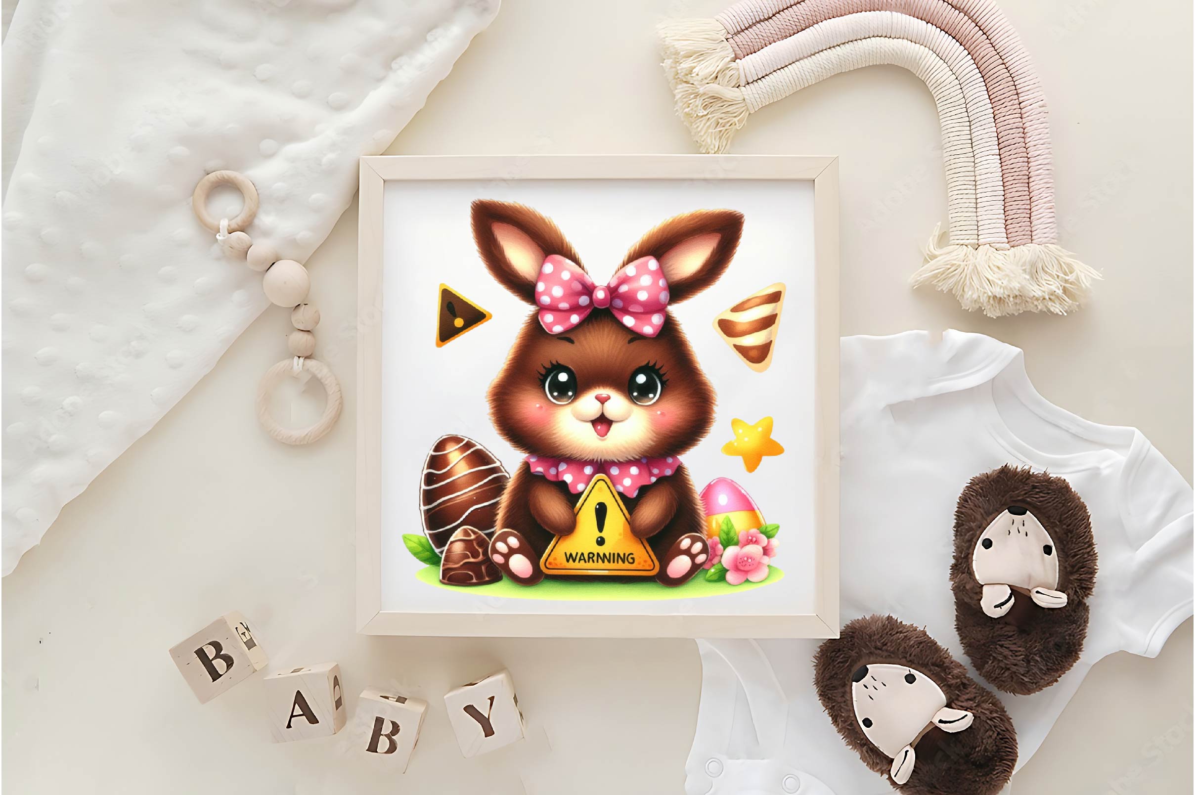 Easter Chocolate Bunny Clipart Bundle - CraftNest - Digital Crafting and Art