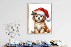 Dogs Santa Hat Clipart Bundle - CraftNest - Digital Crafting and Art