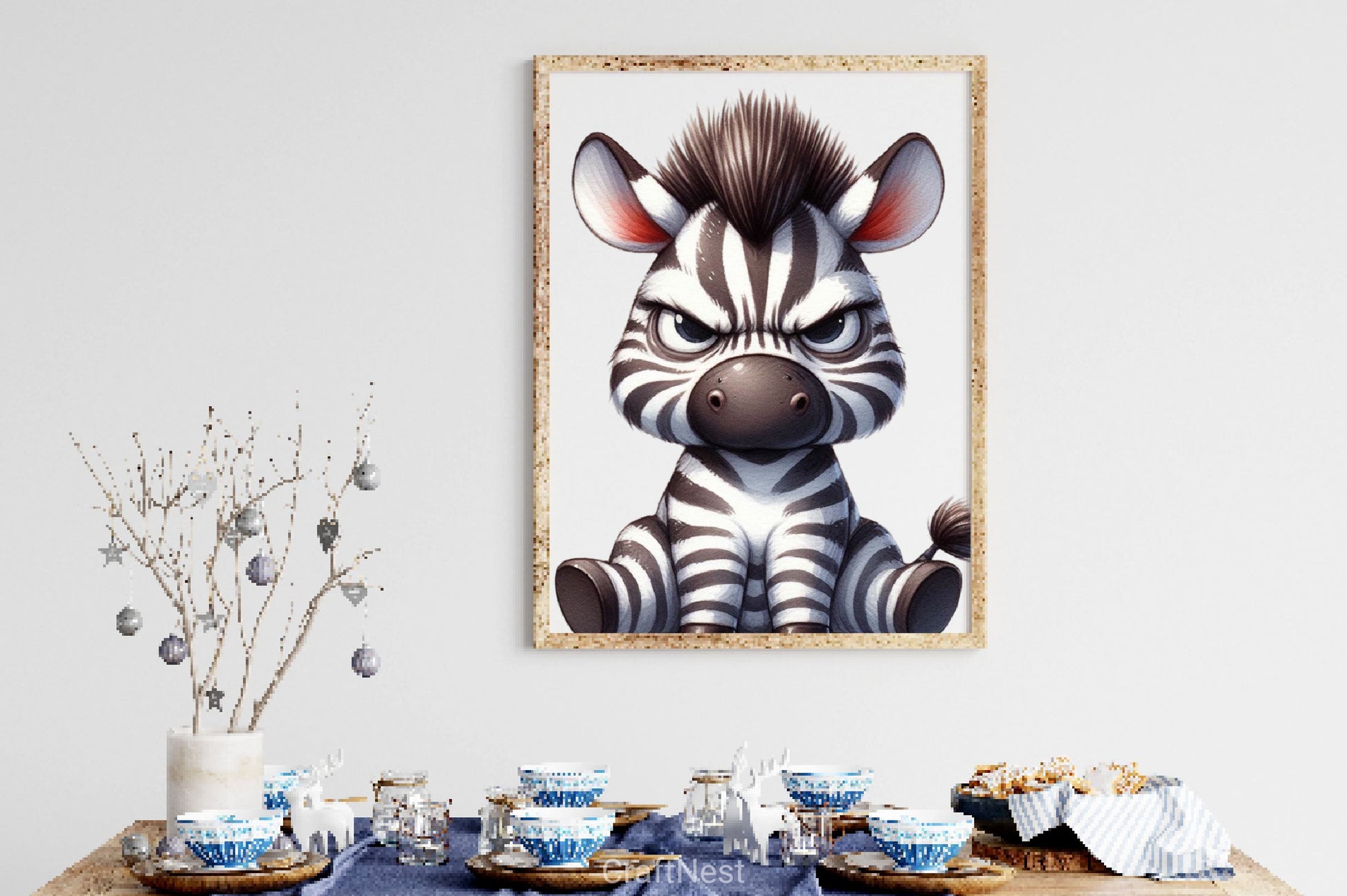 Funny Grumpy Zebra Clipart Bundle - CraftNest - Digital Crafting and Art