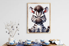 Funny Grumpy Zebra Clipart Bundle - CraftNest - Digital Crafting and Art