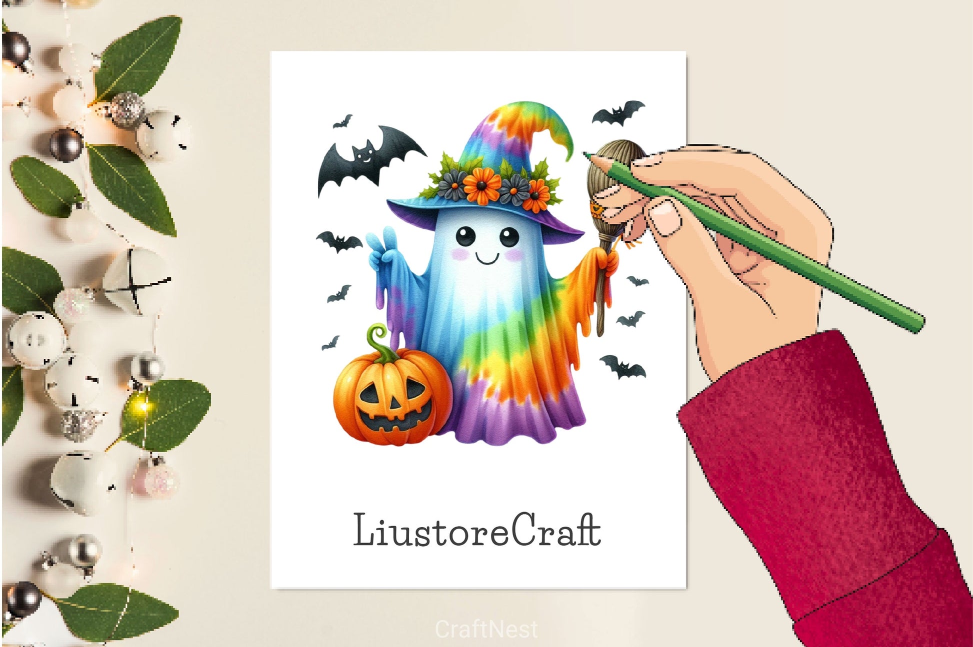 Funny Halloween Ghost Clipart Bundle 3 - CraftNest - Digital Crafting and Art