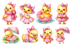 Lovely Ducks Clipart Bundle 2 - CraftNest - Digital Crafting and Art