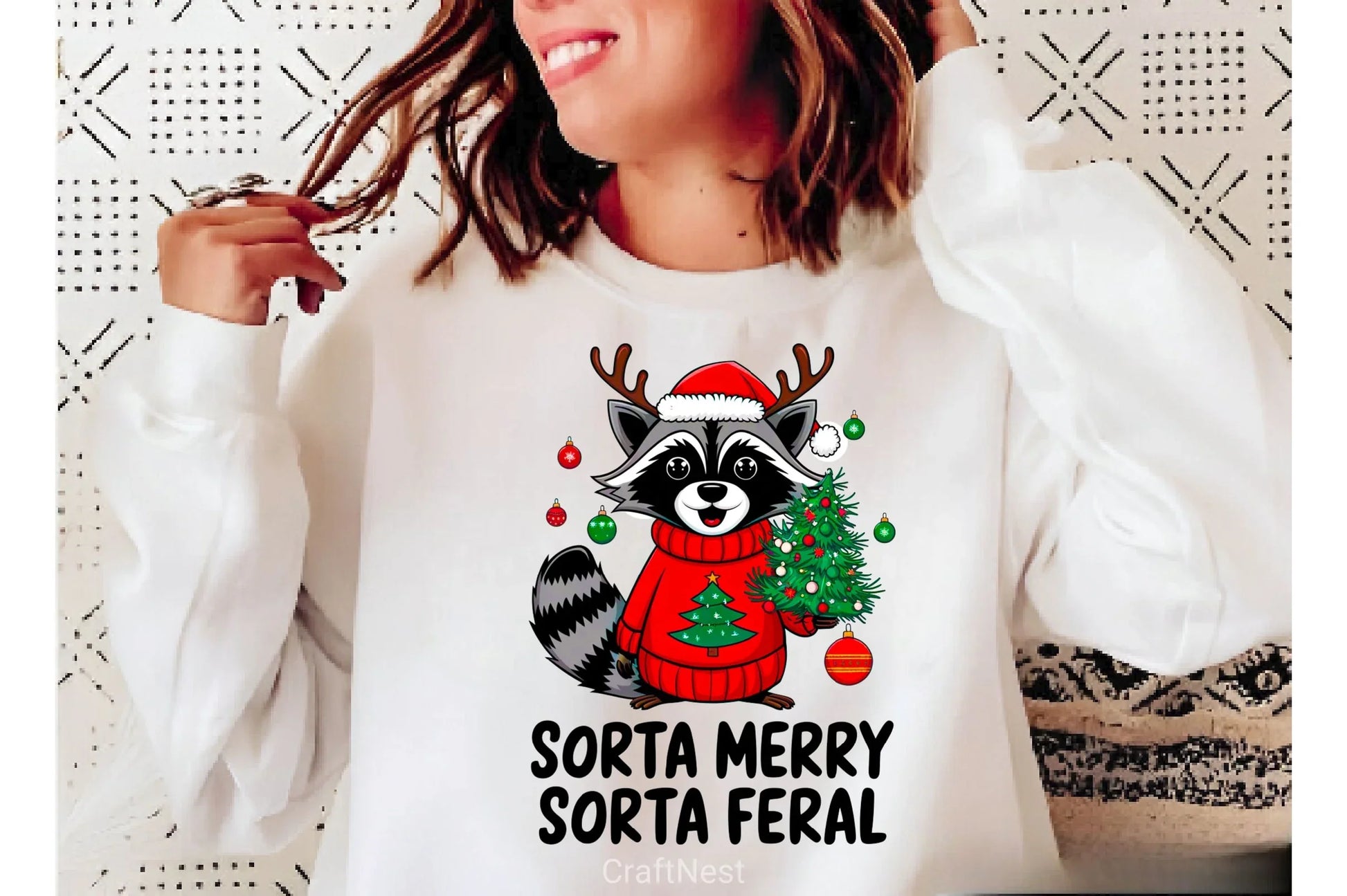 Sorta Santa Sorta Feral Christmas Feral Clipart Bundle - CraftNest - Digital Crafting and Art