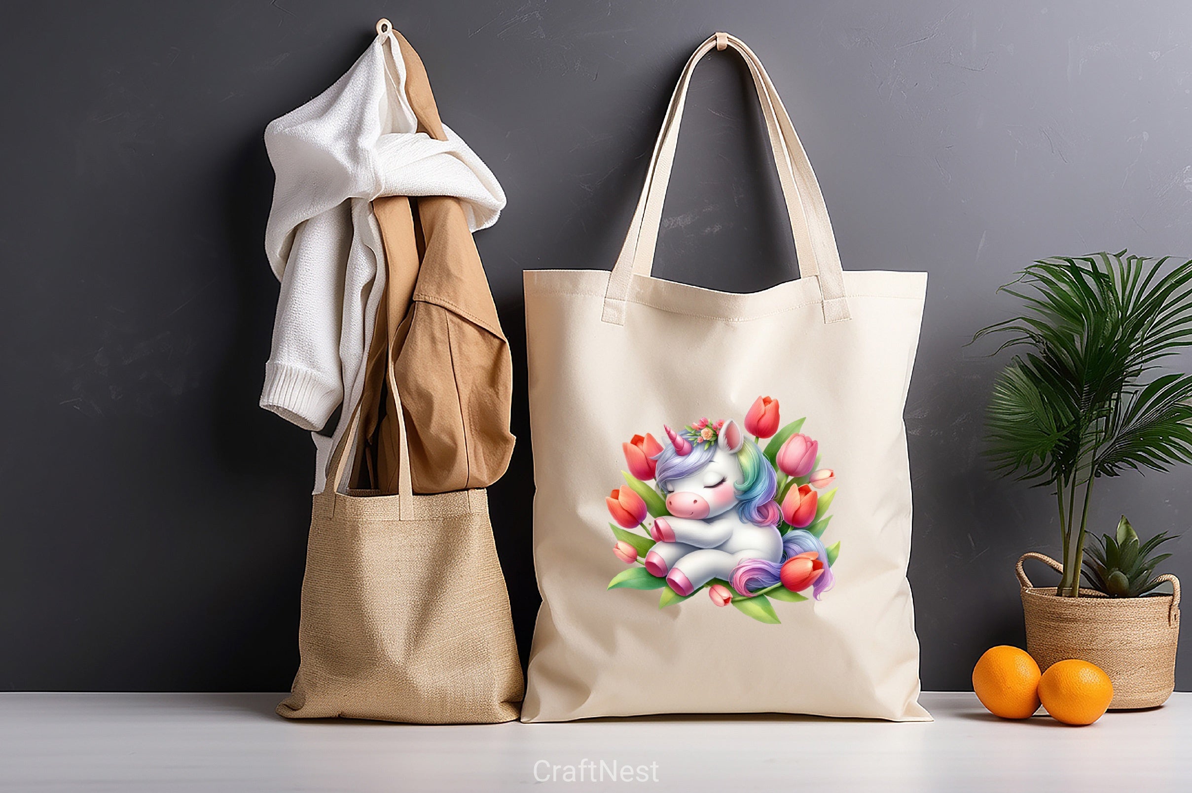 Cute Baby Unicorn Clipart Bundle - CraftNest - Digital Crafting and Art