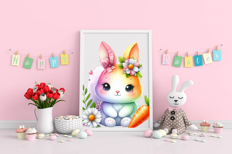 Easter Bunny Clipart Bundle 6 - CraftNest - Digital Crafting and Art